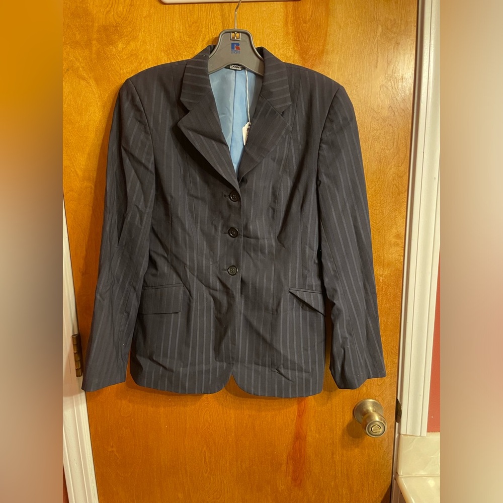 Size 12R Elite blue hunt coat